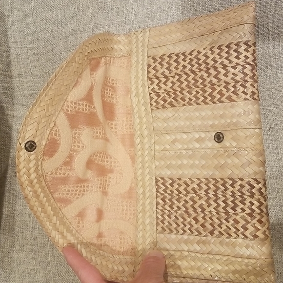 Women's Handbag...clutch, straw - Picture 2 of 5